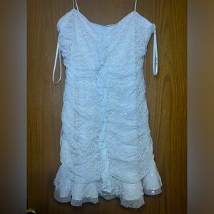 For Love & Lemons lace white dress